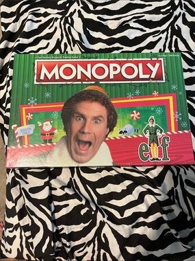 Monopoly Elf Holiday Edition Board Game - Monopoly